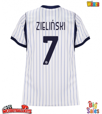Inter Milan Piotr Zielinski #7 Replica Away Stadium Shirt for Women 2026-27 Short Sleeve